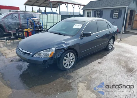 2007 Honda Accord 3.0 Ex из США, поврежденный, VIN 1HGCM66877A014291